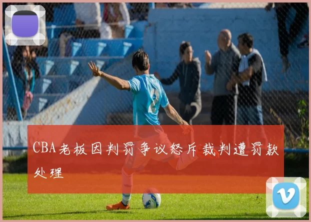 CBA老板因判罚争议怒斥裁判遭罚款处理