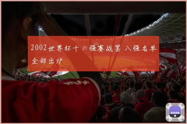 2002世界杯十六强赛战罢 八强名单全部出炉